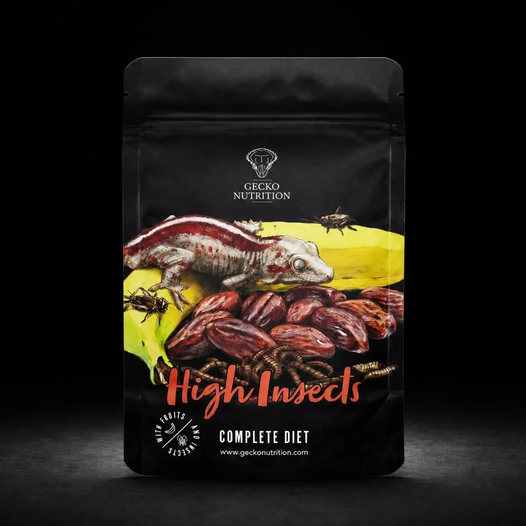 Gecko Nutrition – Banan i Insekty